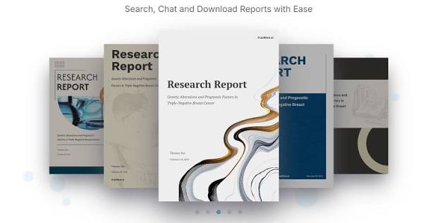 Published research reports used as an editorial reference