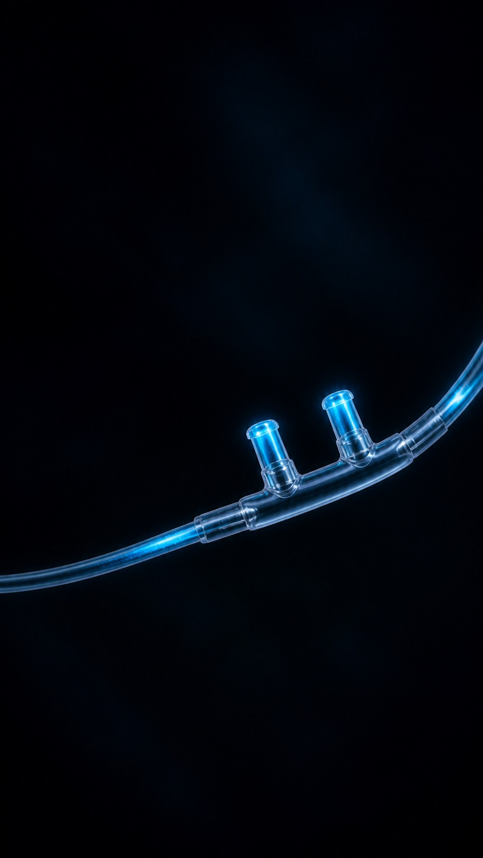 Hhuhu 500 Plus nasal cannula and delivery tubing