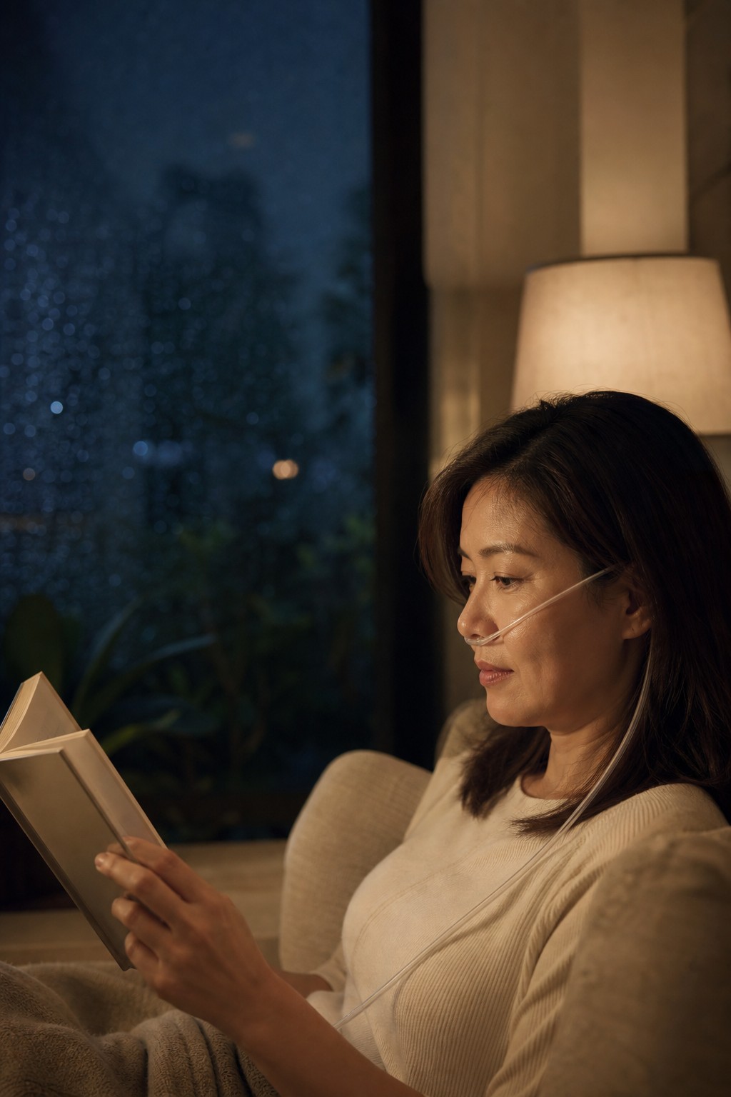 Current Hhuhu 500 Plus used during a quiet reading routine