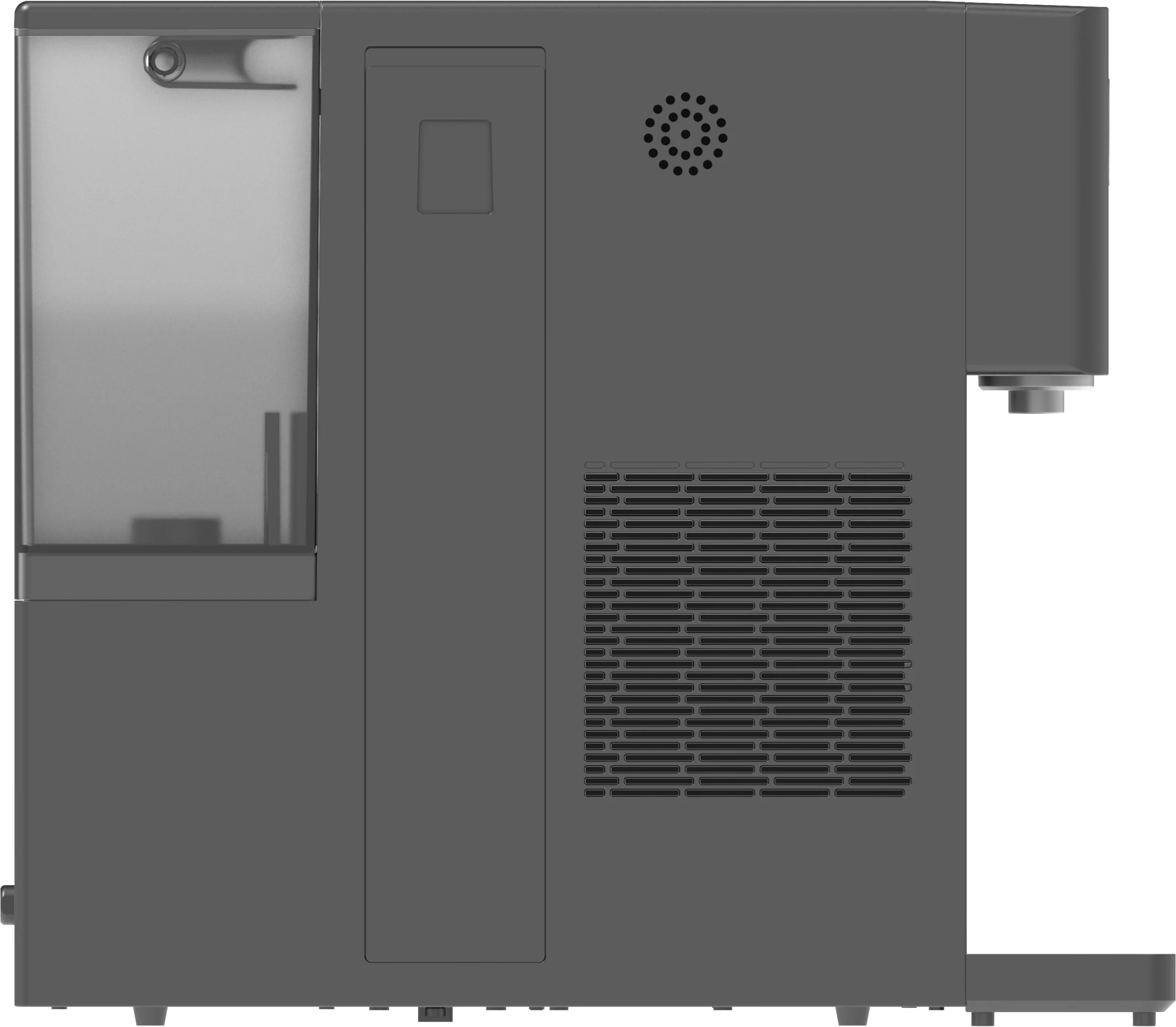 Left profile of the Graphite Grey Velta HydroSpark+