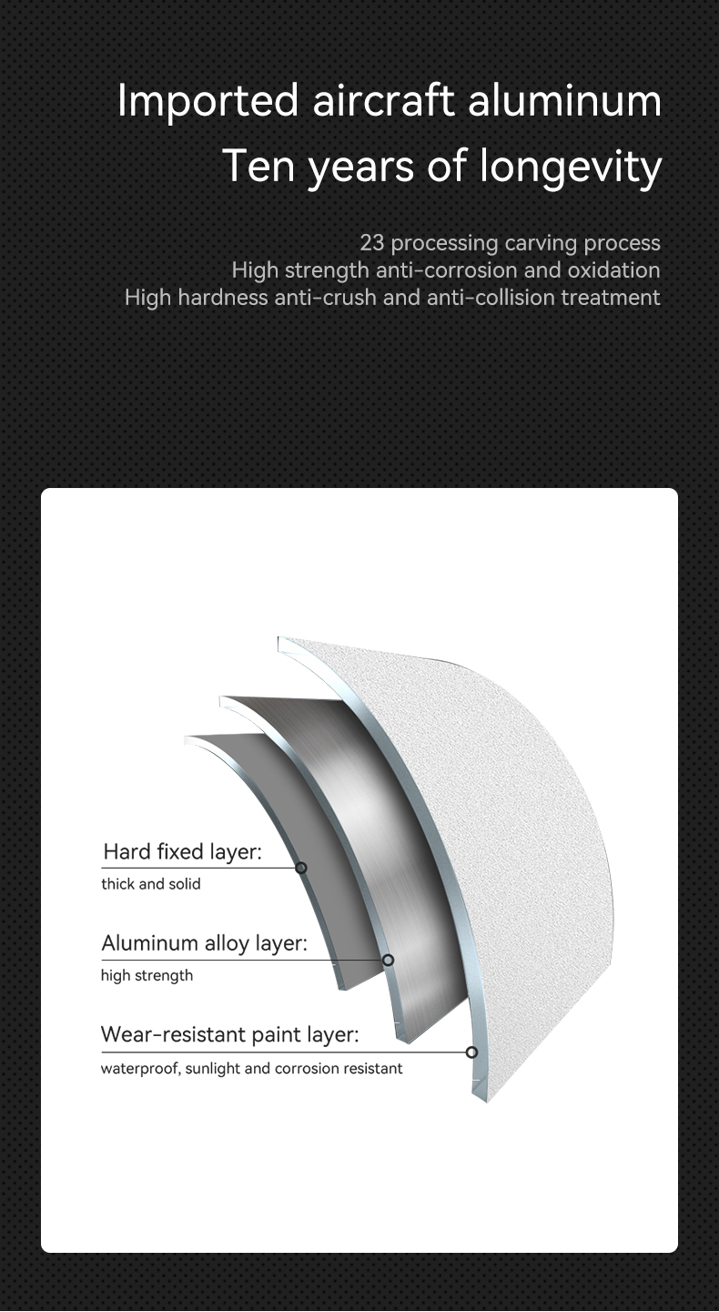 ScentMuse material illustration showing aluminium-alloy construction and protective outer finish