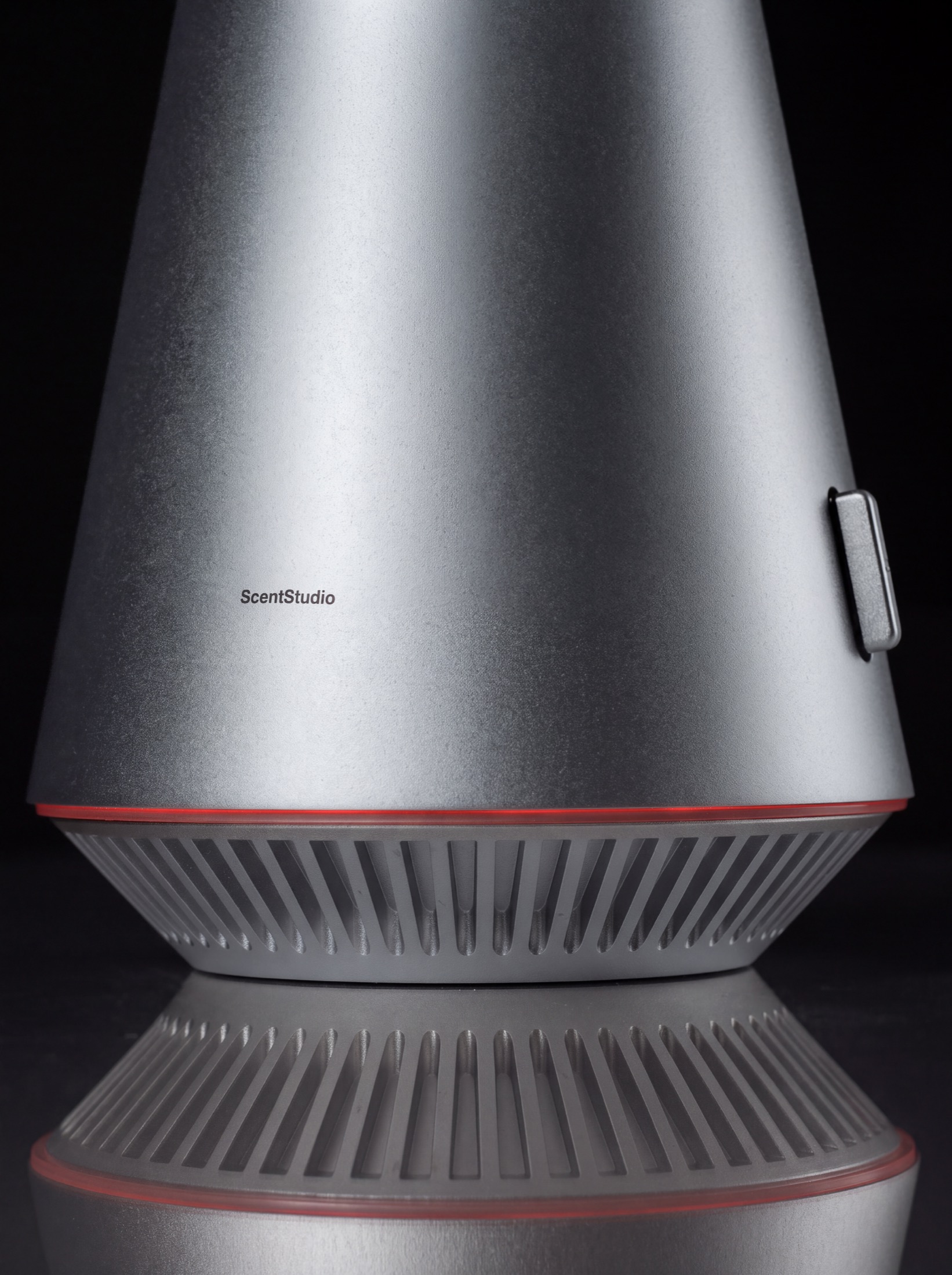 ScentStudio diffuser with the red high release setting ring