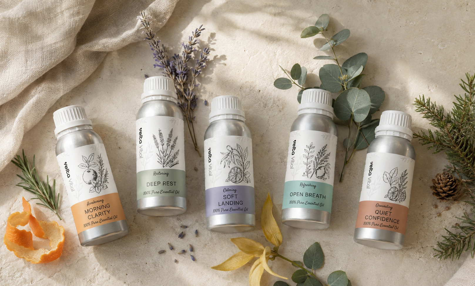 Velta Vital essential-oil fragrance collection