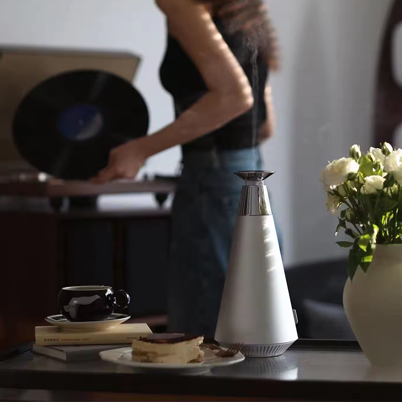 ScentStudio placed in a warmly lit home interior