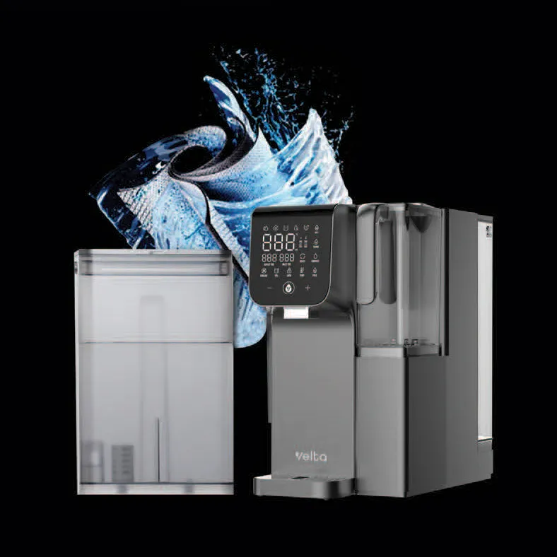 HydroFirst+ with its removable source tank and purified-water pitcher